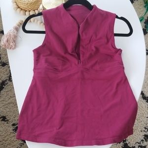 Lululemon tank top mandarin collar